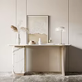 Modern End View Side Cabinet Decorative Cabinet 3d model