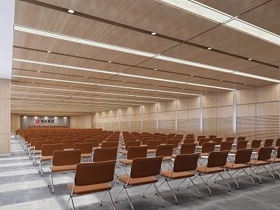 Modern Conference Hall Report Hall 3d model