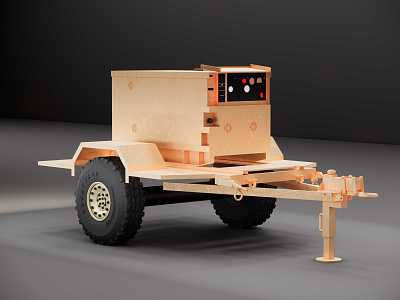 Hyundai-mounted generator car generator model