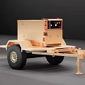 Hyundai-mounted generator car generator 3d model