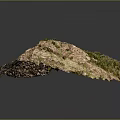 Natural Mountainous Landscape With Hilly Terrain Green Vegetation And Earthy Textures
