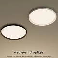 Medieval Droplight Fixture With Classic Round Design And White LMagical Shade