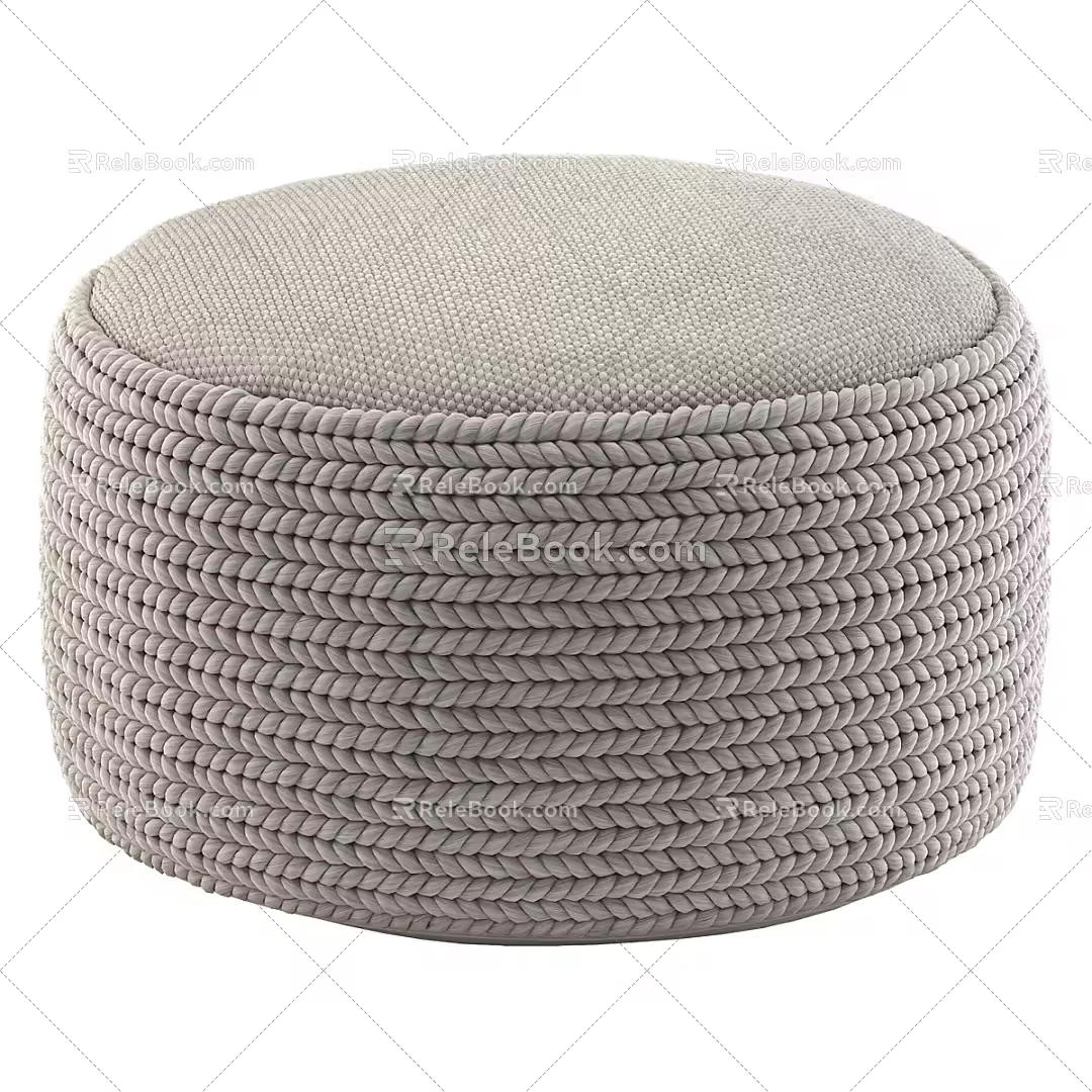Sofa stool 3d model