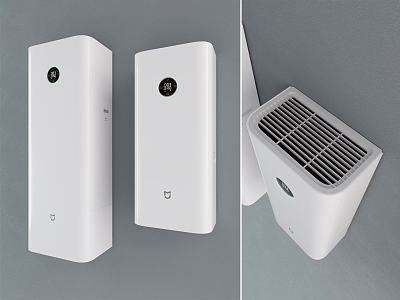 Modern new fan Xiaomi Mijia wall-mounted pipe new machine model