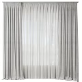 Elegant Modern Sheer Linen Curtains in Neutral Tone for Home Window Decor