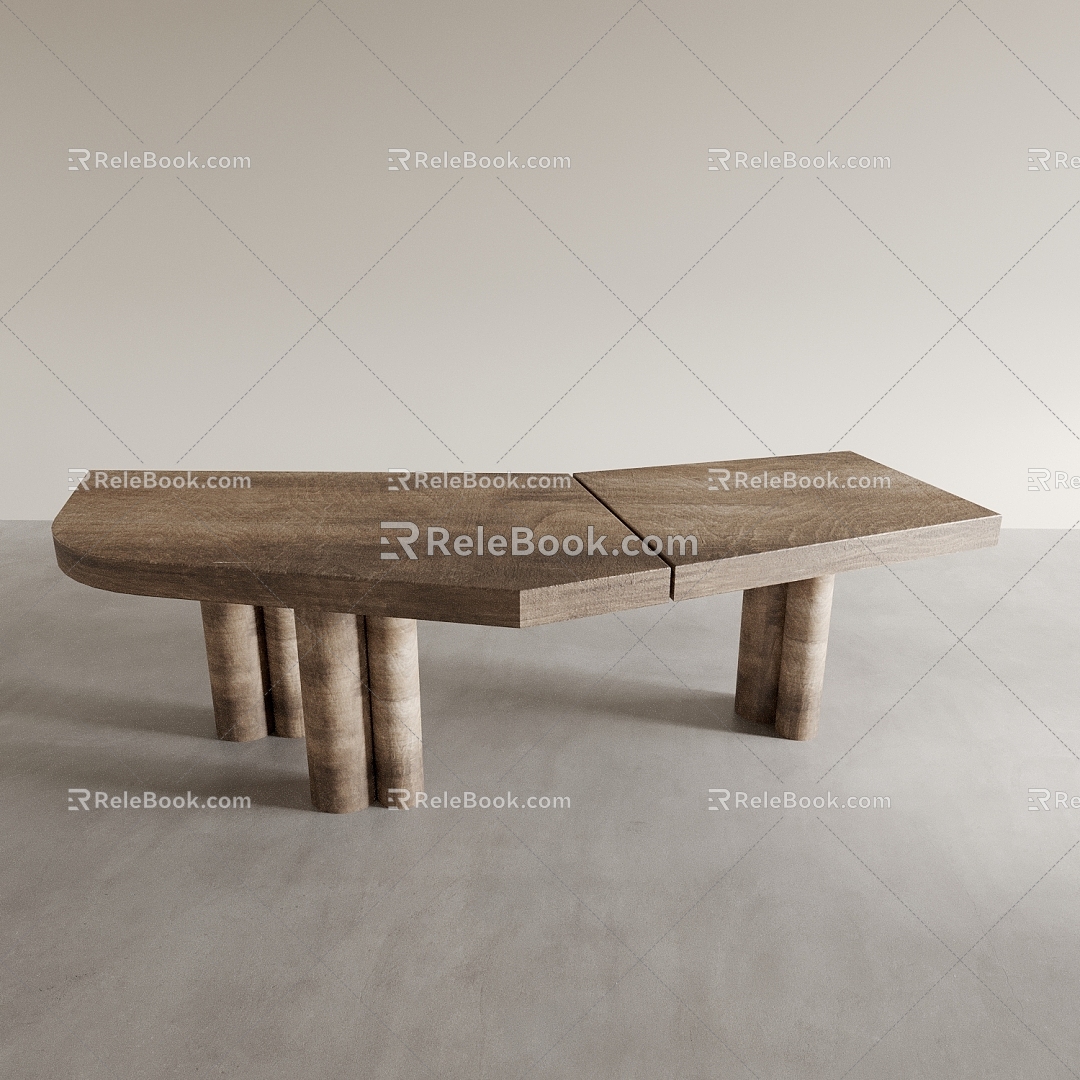 Dining Table Tea Table Office Desk Long Table Square Table 3d model