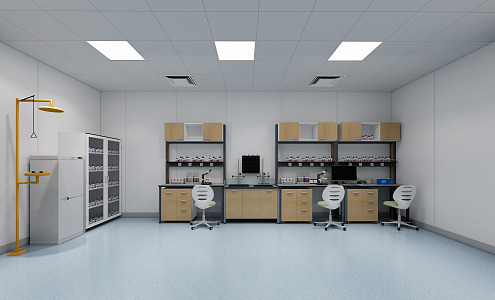 Modern Laboratory 3d model