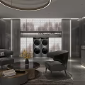 Casarte Store in Mall Featuring Modern High End Home Appliance Display With Sofa Coffee Table