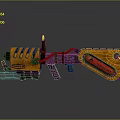 Science Fiction Weapon Future Weapon Science Fiction Equipment Concept Weapon Next Generation Weapon Next Generation Equipment 3d model