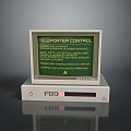 FDD Teleporter Control Device With Green Screen Display Interface