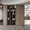 Modern Italian Bookcase 3d model