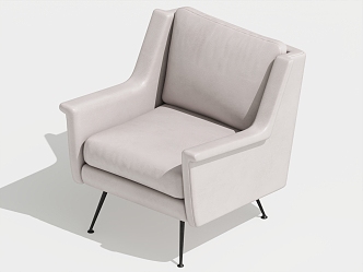 Modern Single Sofa Single Leisure Chair 3d model