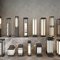 Modern Outdoor Lights With Various Metal Frame Designs And Warm Illumination