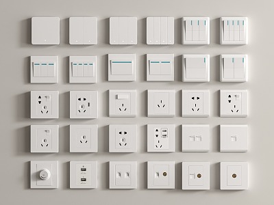 Switch socket 3d model