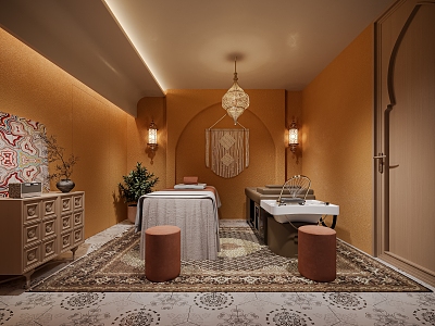 Southeast Asia SPA Room 3d model