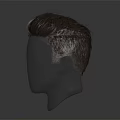 Realistic Human Head Mannequin With Brown Short Textured Hair Style Example