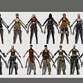 CF Crossing Fire Game Female Mercenary Character 3d model