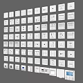 Diverse Collection of Electrical Switch Panels with Various Designs and Functions