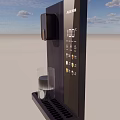 Modern Water Dispenser and Glass Tableware Set with Digital Display 100 Degrees