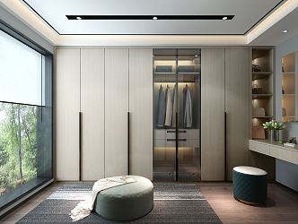 Modern Cloakroom 3d model