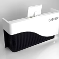 Alien Cashier Front Desk 3d model
