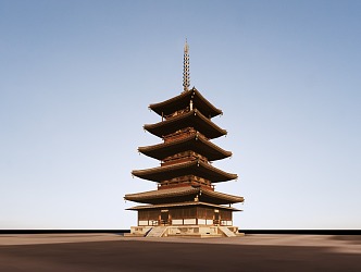 Chinese ancient building 3d model