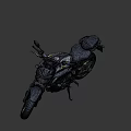 Sleek Black Motorcycle With Yellow Alloy Wheels And Modern Sporty Design Elements