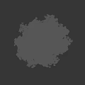 Arbor Tree with Lush Green Foliage and Dense Canopy Isolated on Dark Background