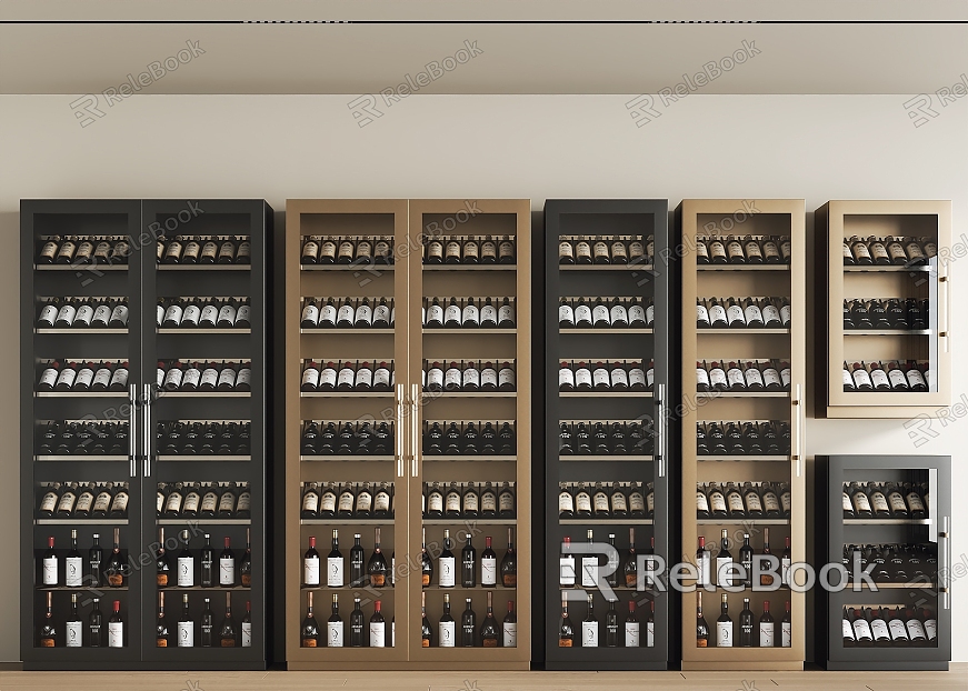 Modern Wine Cabinet model