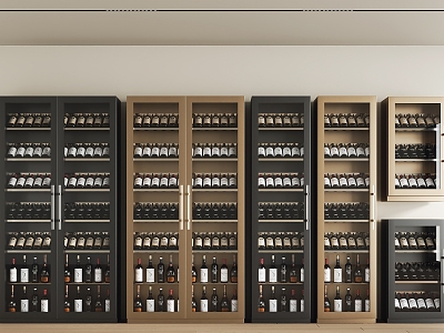 Modern Wine Cabinet model