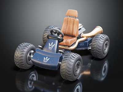 Modern Racing Cartoon Racing Cartoon Sports Car Games Racing Offroad Racing 3d model
