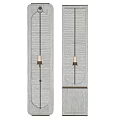 Modern CCD hotel screen partition combination 3d model
