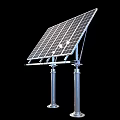 Industrial Solar Panel Equipment With Metal Mounting Structure And Stable Supports