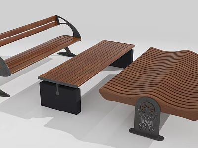 Modern Outdoor Chair Park Chair 3d model Modern Outdoor Chair Park Chair 3d model