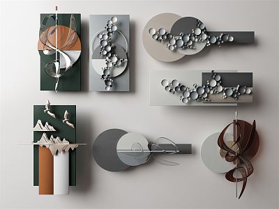 Modern wall decoration wall decoration pendant model