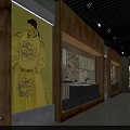 Luxurious Tobacco And Alcohol Store With Ancient Architectural Style Blue Projections And Starry Sky Background