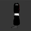 Black Tactical Padded Clothing with White Accents and Waistband Featuring BLESS Text