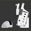 Advanced Healthcare Monitoring System With Digital Data Display Screen Handheld Unit And Connecting Cable