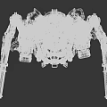 Detailed Robotic Biomechanical Creature Design With Complex Mechanical Joints Weapon Appendages And Metal Structure 3d model