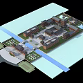 Chinese Temple Exquisite Taoist Temple 3d model