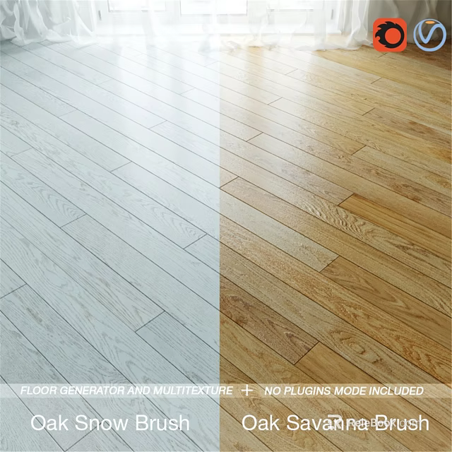 Wooden Flooring Multitexture Regenerator With Natural And Light Color Design 3d model 