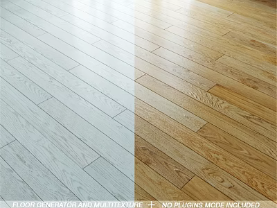Wooden Flooring Multitexture Regenerator With Natural And Light Color Design 3d model