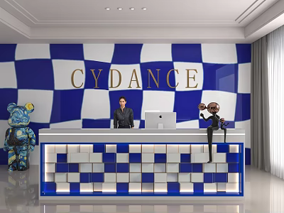 Front Desk 3d model