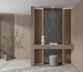 Modern Entrance 3d model