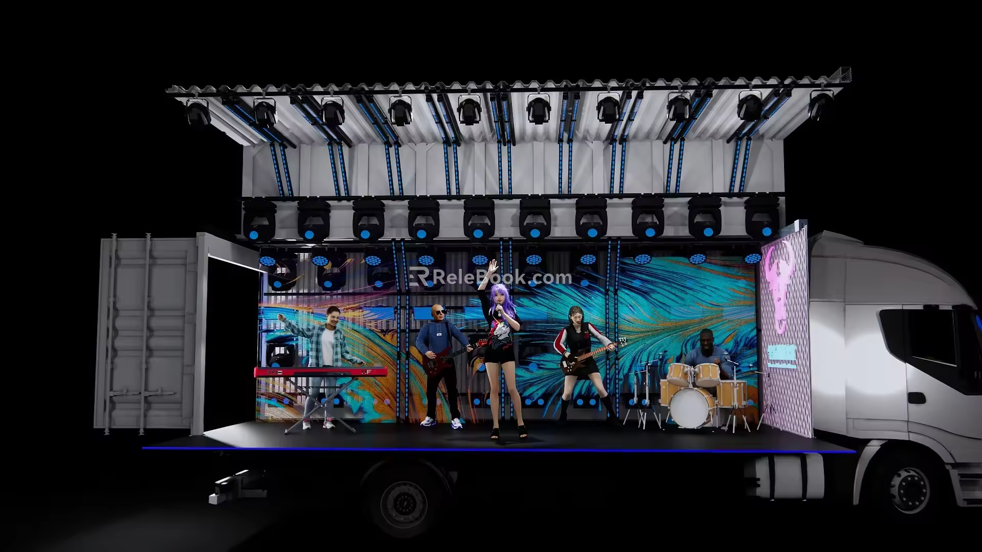 stage performance stage design performance cool 3d model