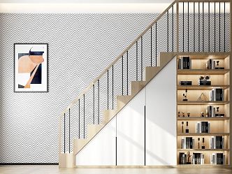 Modern Stairs 3d model