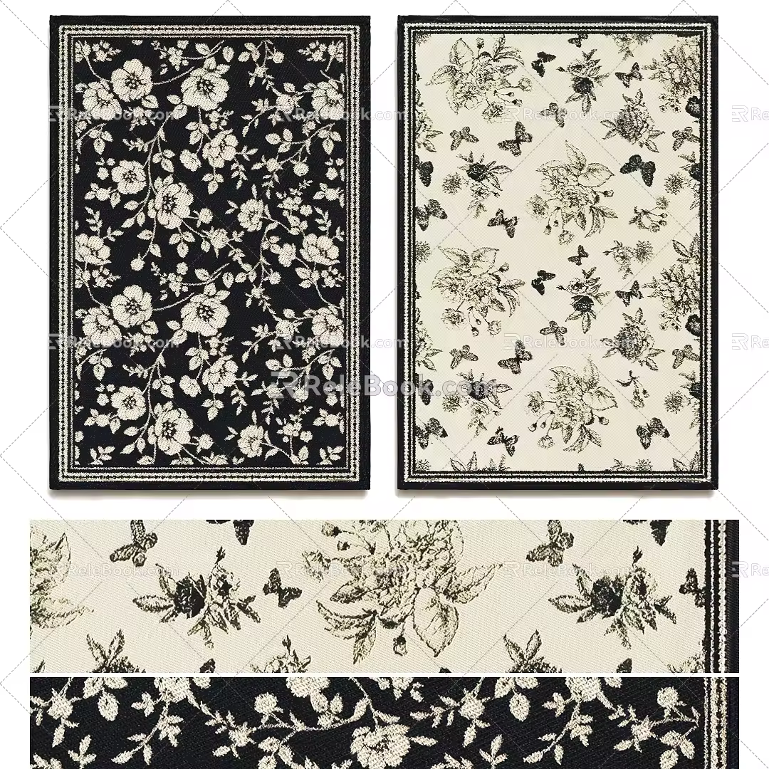 American Square Carpet 3d model