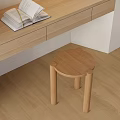 Small bench makeup stool 3d model