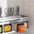 Stainless Steel Kitchen Storage Containers With Transparent Windows And Multiple Compartments For Grain