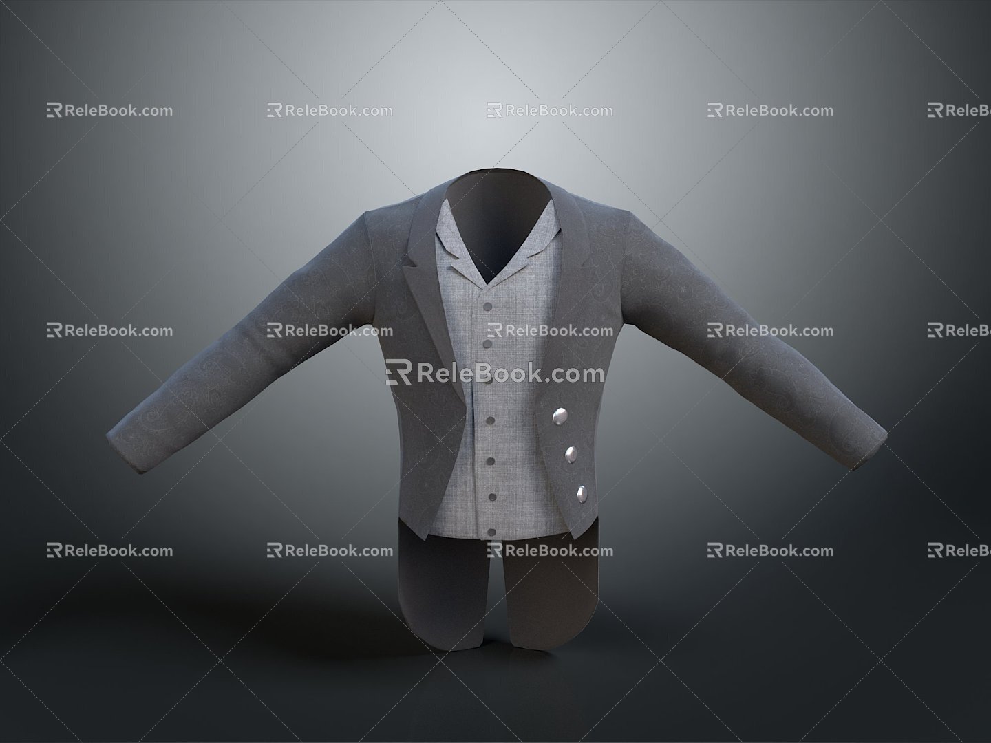 Suit Suit Dress Men's Suit Men's Suit Men's Suit Men's Suit Men's Suit Men's Suit Men's Dress 3d model